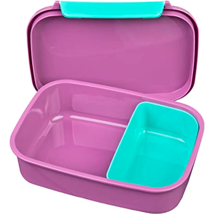 Scooli Brotdose für Kinder mit herausnehmbaren Einsatz - Gabby's Dollhouse - Kindergarten Brotdose - Sandwichbox Schule - Brotzeitdose aus Kunststoff BPA frei - Sandwichbox - Lunchbox - Vesperbox – Bild 3