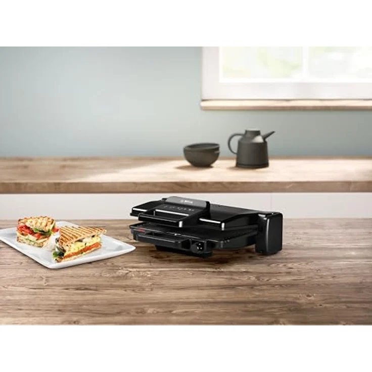 BOSCH Kontaktgrill Sandwichmaker BOSCH TCG3323 Schwarz 2000 W, 2000 W, Programmierbarer Thermostat, Antihaftversiegelung – Bild 11