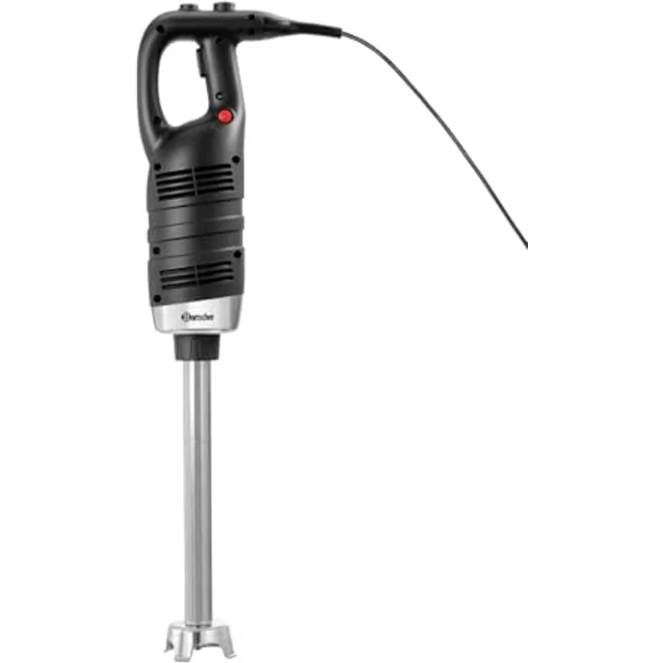 Bartscher Stabmixer Set, 1000, 130151, Schwarz - Leistungsstarker Stabmixer für bis zu 120 Liter Verarbeitung in einem Arbeitsgang – Bild 1