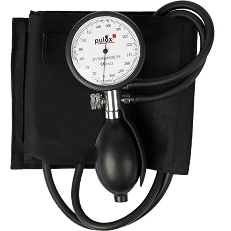Pulox Manuelles Blutdruckmessgerät ANEROID Sphygmomanometer zur Messung des arteriellen Drucks am Oberarm – Bild 1