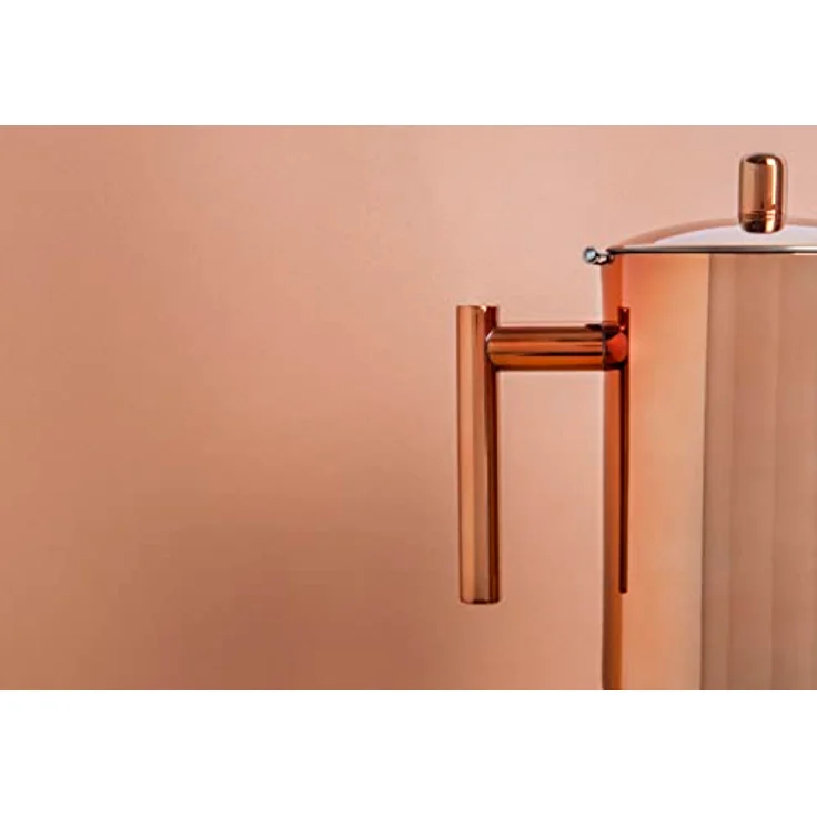 La Cafetière Espressokocher, 0,6l Kaffeekanne aus rostfreiem Edelstahl, induktionsgeeignet mit wasserdichter Silikondichtung – Bild 4