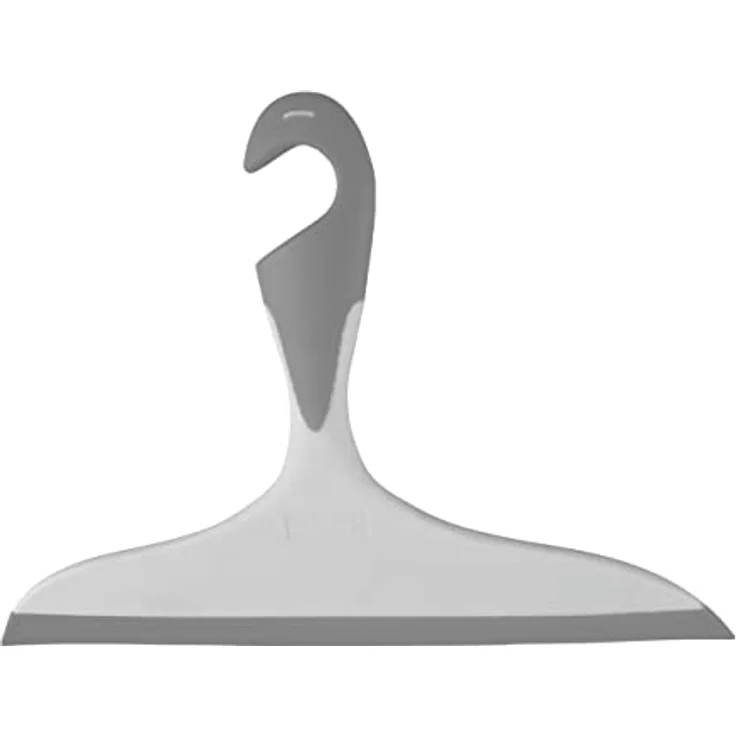 WENKO 21832100 Badezimmerwischer, Duschabzieher, 23 x 17 cm, loano grau – Bild 2