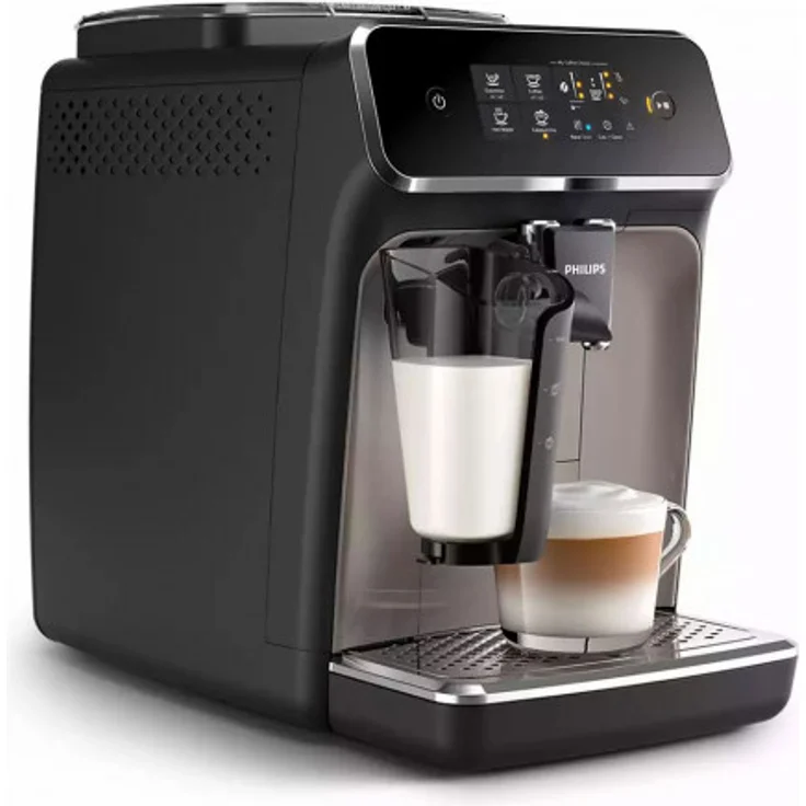 Philips 2200 Serie EP2235-40 Kaffeevollautomat 1,8l Wassertank, LatteGo Milchsystem, schwarz – Bild 4