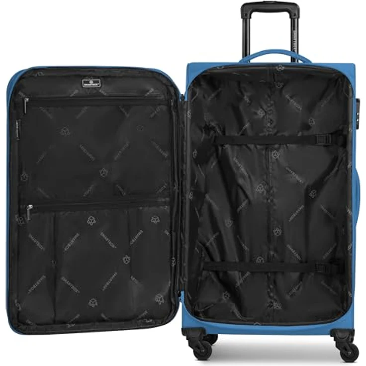 SMARTBOX großer Weichgepäck Check-in Koffer für Damen & Herren | Großer XL Trolley 46 x 31 x 78 cm | 4 Rollen & Zahlenschloss | erweiterbar mit Dehnfalte | leichte 3,6 kg (Edition 04) – Bild 5