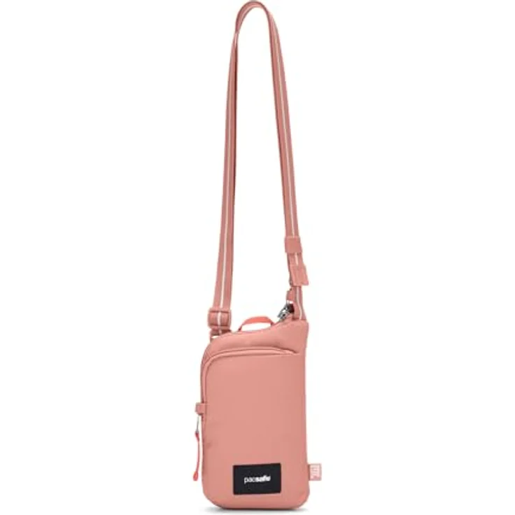 Pacsafe GO Anti-Theft Tech Mini Bag, Umhängetasche RFID, 12 cm, rosa, 100% Polyester – Bild 2