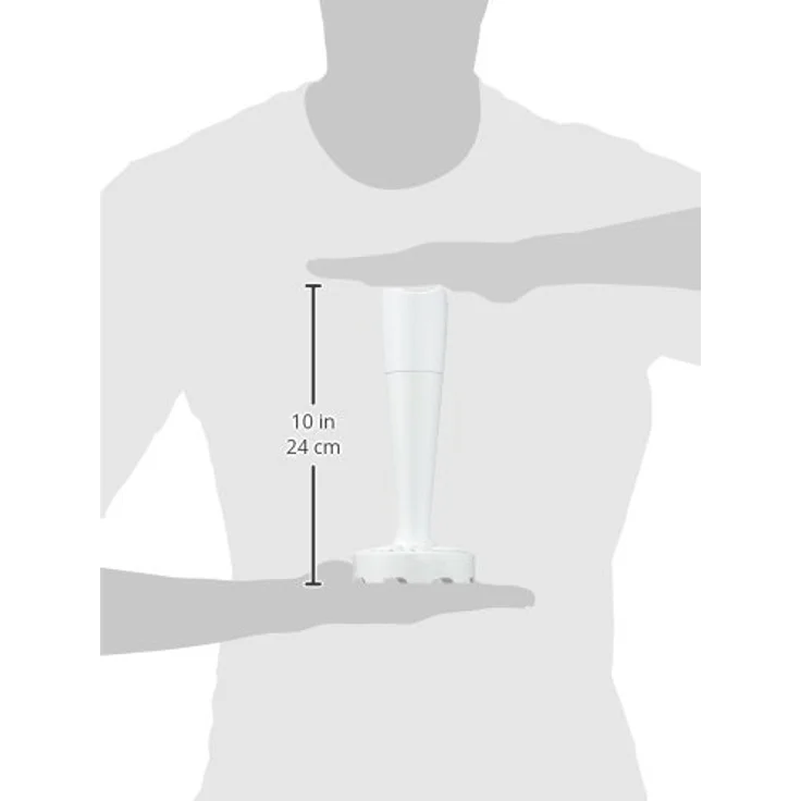 Braun Kartoffelstampfer Aufsatz MQ 50 - Stabmixer Zubehör kompatibel mit Braun MultiQuick 3 - 7 mit EasyClick System, weiß – Bild 6