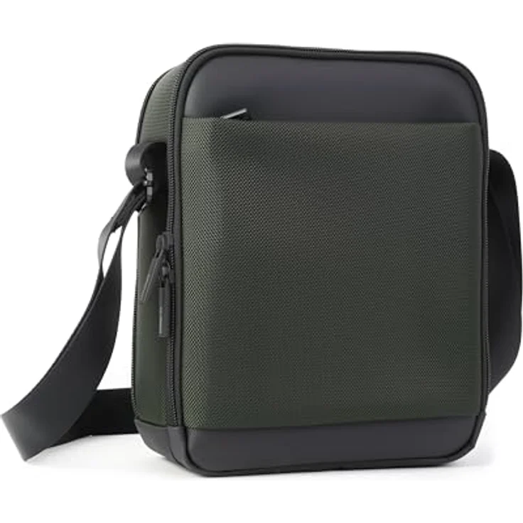 Hedgren Next Inc Umhängetasche mit RFID Schutz, 21 cm, grau, aus strapazierfähigem Polyester mit Tabletfach und abnehmbarem, verstellbarem Umhängeriemen – Bild 4
