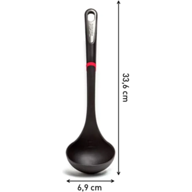 Tefal Ingenio K20601 Suppenkelle, 40 cm, Kunststoff, schwarz – Bild 2