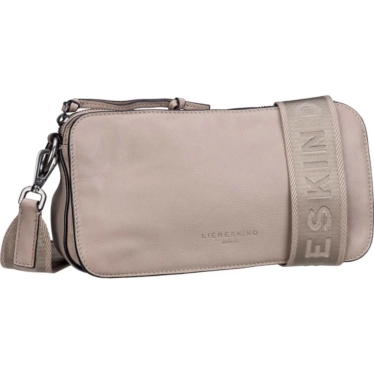 Liebeskind Berlin Umhängetasche Clarice 2 2147520, Crossbody Bag aus genarbtem Lammleder, schwarz – Bild 1