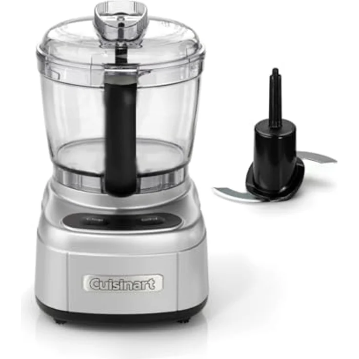 Cuisinart Mini Prep Pro - Mini-Zerkleinerer und kompakte Küchenmaschine in 1 | Multifunktional: Hacken, Zerkleinern, Mixen | Umkehrbare Edelstahlklinge | BPA-freie 900-ml-Arbeitsschüssel | Silber – Bild 1