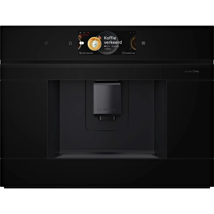 Bosch Serie 8 CTL9181B0, Espressomaschine mit 2,4 l Wassertank, integriertem Mahlwerk für Kaffeebohnen, Schwarz