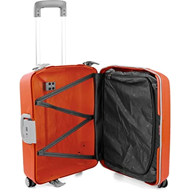 RONCATO Leichter Trolley, Hartschalenkoffer mit 4 Rädern und TSA, Papaya, 55 x 40 x 20 cm, 41 l, 2,9 kg – Bild 5