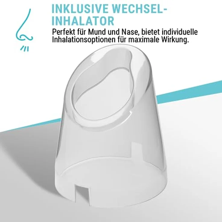 Clatronic® 2in1 Gesichtssauna und Inhalationsgerät | Face Steamer inkl. Aromaaufsatz & Inhalator | zur kosmetischen Gesichtspflege & Inhalation | 3-Stufen für bedarfsgerechte Dampfdosierung | GS 3656 – Bild 5
