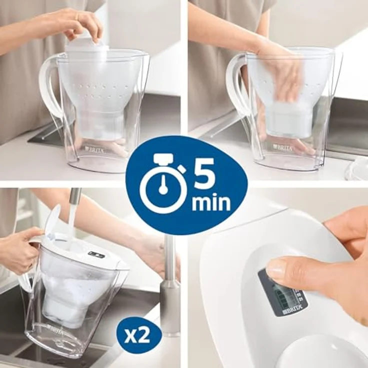 BRITA Filtrationsfilter Maxtra+, Kunststoff, Carbon-Resine 3 Filtri Bianco – Bild 4