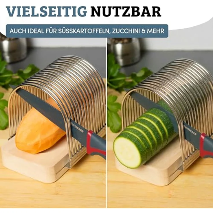 WESTMARK Fächerkartoffelschneider, Allesschneider für gleichmäßige Fächerform, geeignet für Kartoffeln bis 10 cm Länge, stabil und präzise – Bild 6