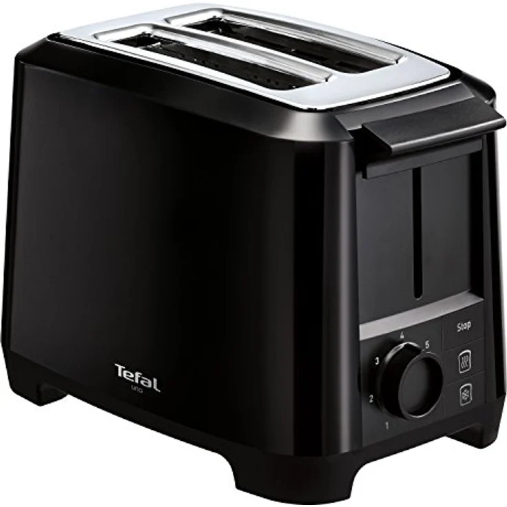 Tefal Uno TT1408 Scheibentoaster, 7 Bräunungsstufen (800 Watt) schwarz – Bild 4