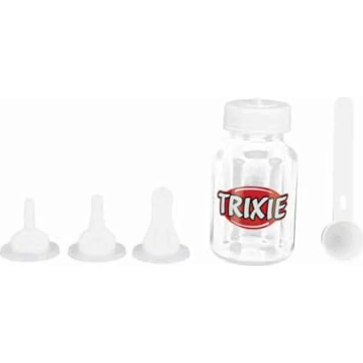 TRIXIE Trinkflasche Saugflaschen-Set, 120 ml, transparent/weiß – Bild 3