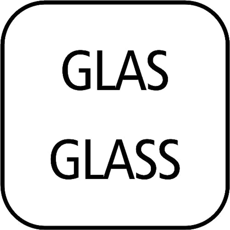 APS Trinkflasche, Glas mit Edelstahl-Schraubverschluss, 1 Liter, BPA-frei und wiederverwendbar – Bild 8