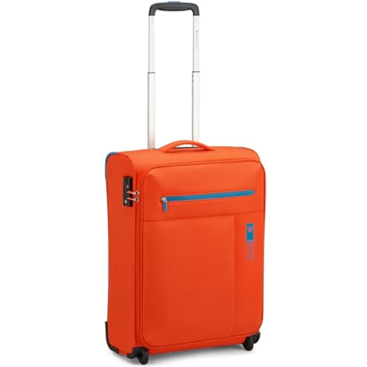 RONCATO LITE Soft Kabinen-Trolley 2 Rollen, 55x40x20 cm, 42 L, nur 1.6 kg, TSA-Schloss, leuchtend orange