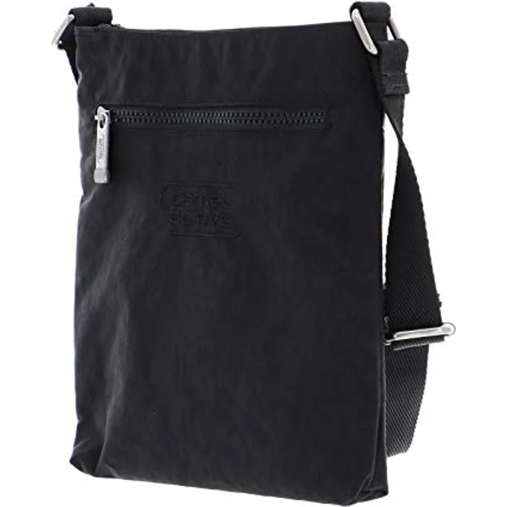 camel active Journey Umhängetasche, 19 cm, Nylon, Schwarz, mit Klettverschlussfach und Reißverschlussfach – Bild 5