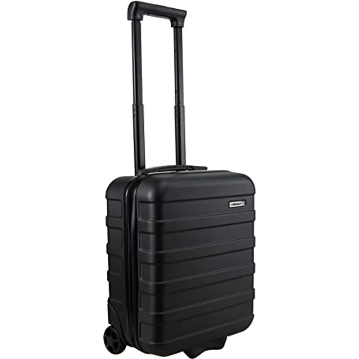 Cabin Max Anode 30L, Handgepäck Koffer mit Hartschale, 45x36x20 cm, ultraleicht, 2-Rad Trolley, schwarz – Bild 1