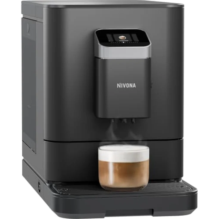NIVONA NIVO 7101 Kaffeevollautomat, Schwarz, Bluetooth-Funktion, Glas-Touchdisplay, 15 bar Pumpendruck, 12 Rezeptspeicher – Bild 2