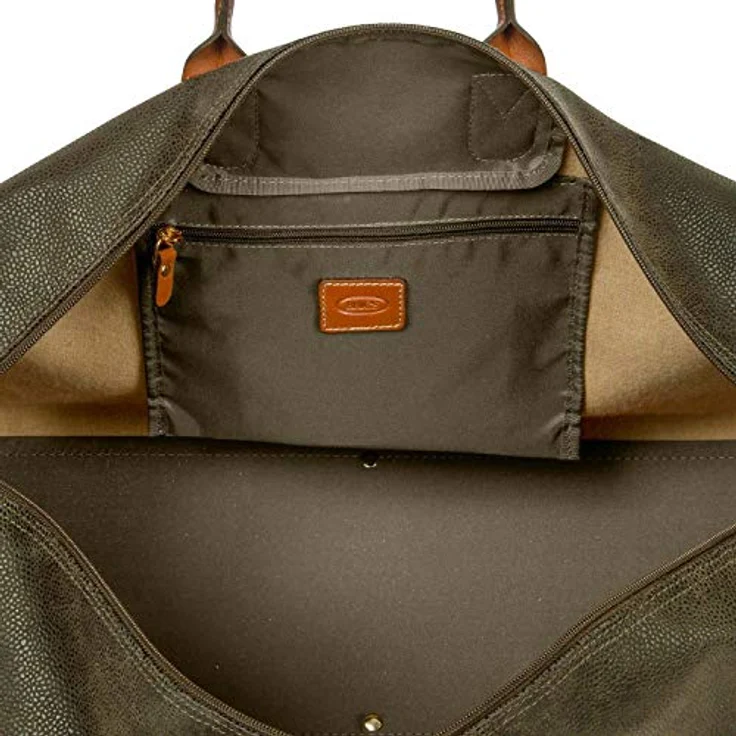 Bric's Life Reisetasche 55 cm, Kunstleder, olivgrün, 55 x 26 x 32 cm – Bild 7