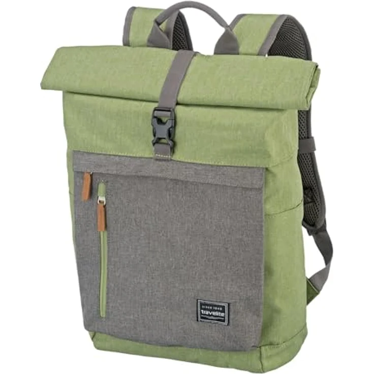 travelite BASICS Rollup Rucksack, Freizeitrucksack mit gepolstertem Laptopfach bis 15,6 Zoll, atmungsaktive Rückwand, viele Trendfarben verfügbar – Bild 4