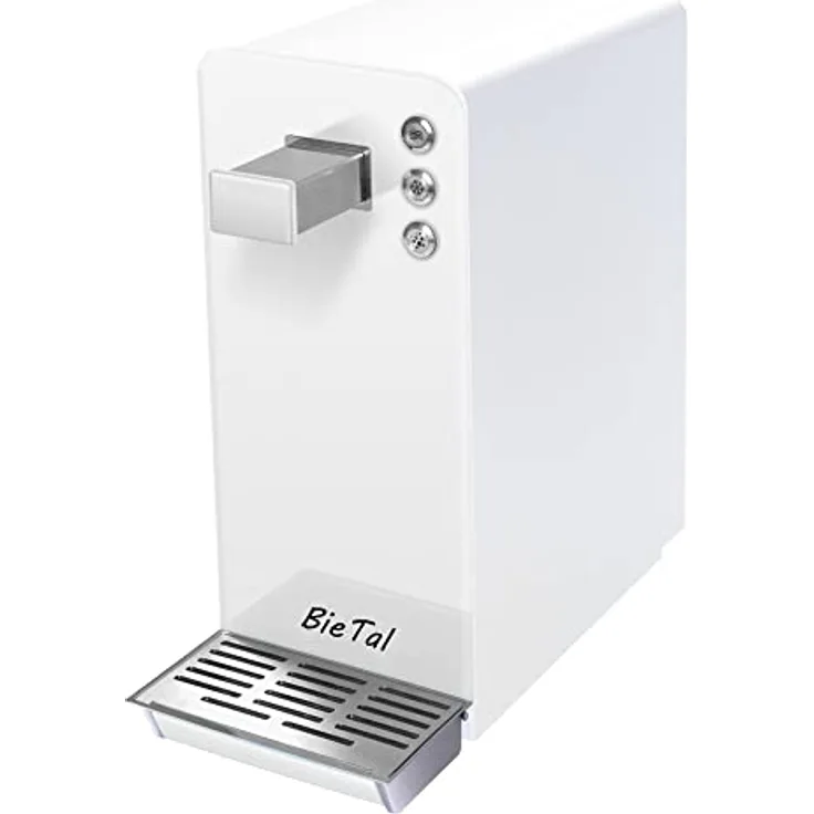 BieTal® Wassersprudler BT-15 SetTafelwasseranlage mit Kühlung Sprudelwasser Trinkwasser Wasserspender 15 L/h - weiß