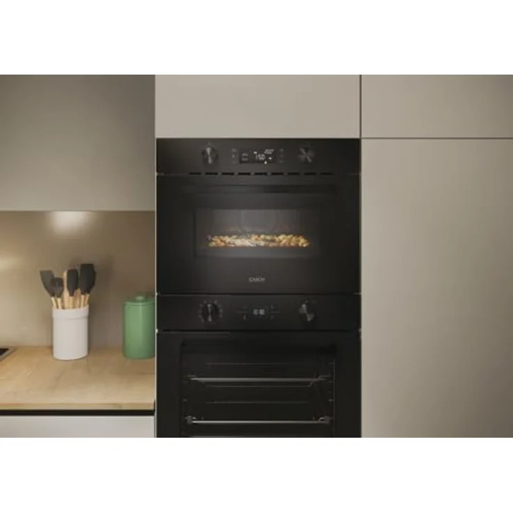 Candy CA4MWNSB6N Kompaktbackofen mit Mikrowelle, 6 Backofen- und 4 Mikrowellenfunktionen, Schwarz – Bild 5