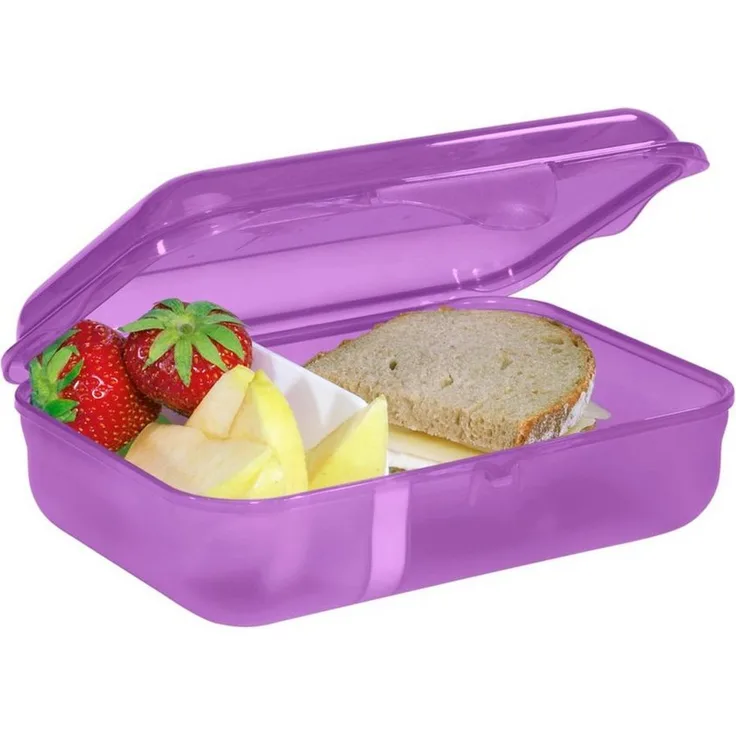 Step by Step Lunchbox mit Klickverschluss, spülmaschinengeeignet, Kunststoff, BPA-frei, (1-tlg)
