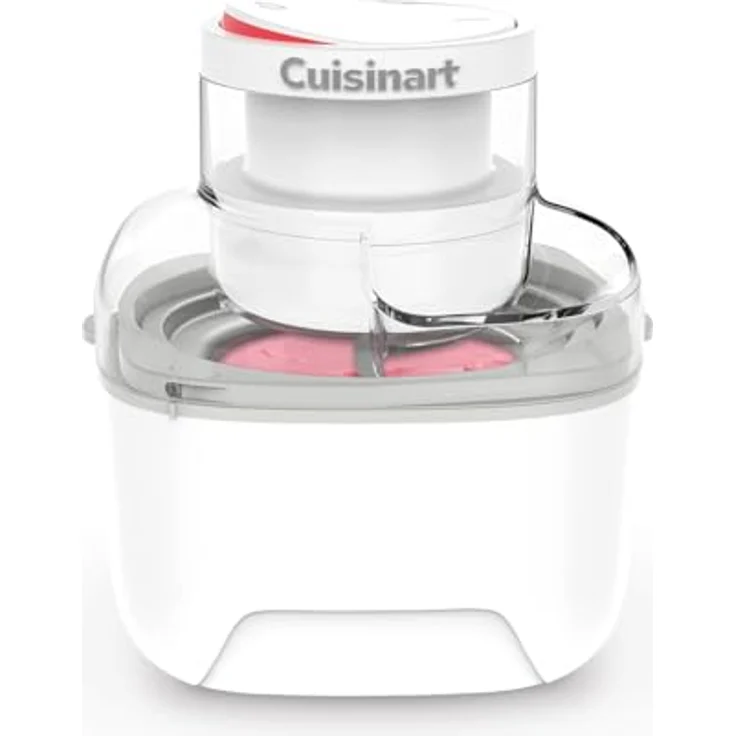 Cuisinart Solo Scoops Eismaschine ICEM10, 475ml, für Gelato, Sorbet und Frozen Yogurt, kompakt und platzsparend, schnelle Zubereitung in 25 Minuten – Bild 1