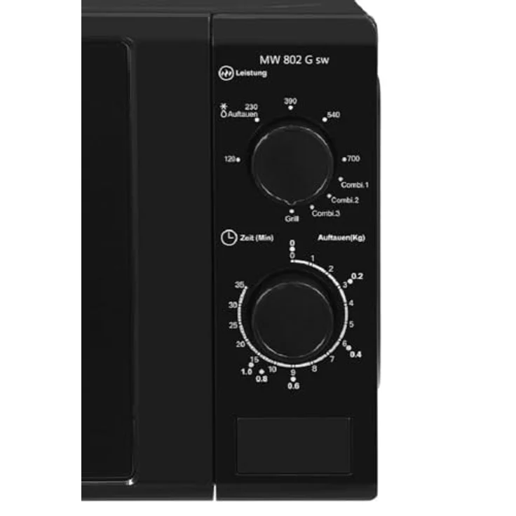 Exquisit MW900-030G Schwarz Großgeräte, Mikrowelle, Schwarz – Bild 6