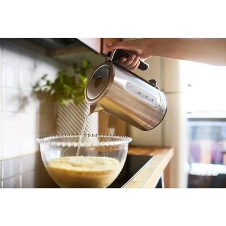 Russell Hobbs Mini-Wasserkocher Compact Edelstahl, 0,8l, 2200W, LED Beleuchtung, Kalkfilter, optimierte Ausgusstülle, platzsparend, kleiner Reisewasserkocher, kompakter Teekocher 24190-70 – Bild 6