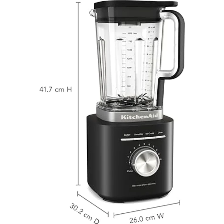 KitchenAid Pure Power Standmixer 2,1 L, 1,5-PS-Motor, 10 Geschwindigkeitsstufen, automatischer Clean Cycle – Bild 7