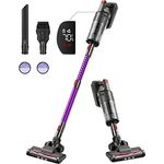 VOSFEEL-Store Akku Staubsauger Beutellos Akkustaubsauger 4 in 1 20000Pa 300W Starke Saugkraft LED Elektrobürste mit 2 Geschwindigkeiten Z11 (300W)