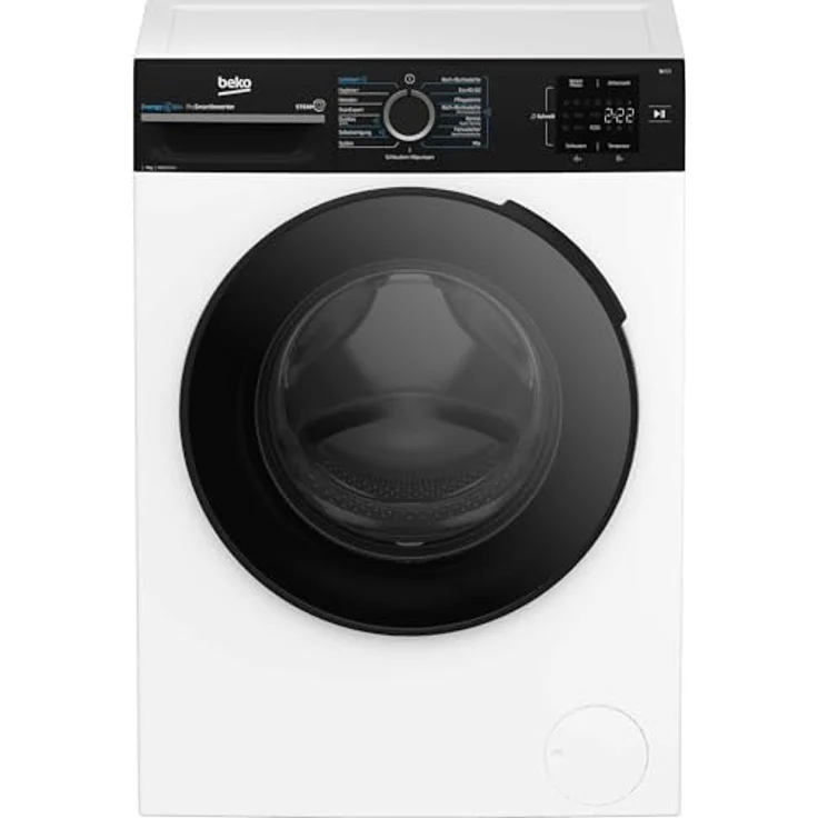 Beko BM3WFU3741R Waschvollautomat, 7 kg, Schleuderwahl 1400 U/min, SteamCure Dampffunktion, allergikergeeignet, AquaWave Schontrommel, Weiß – Bild 1