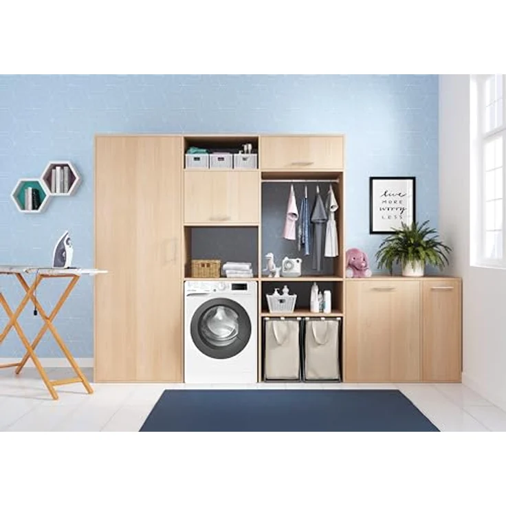 Privileg PWFV X 953 A Waschmaschine Frontlader/1400 U/min/9 kg/EEK A/Push & Go Steam/Dampf-Programme/Schnell 45min Volle Ladung/Schnell-Programme(20/45/60 Min.)/Inverter-Motor/Mehrfachwasserschutz – Bild 2