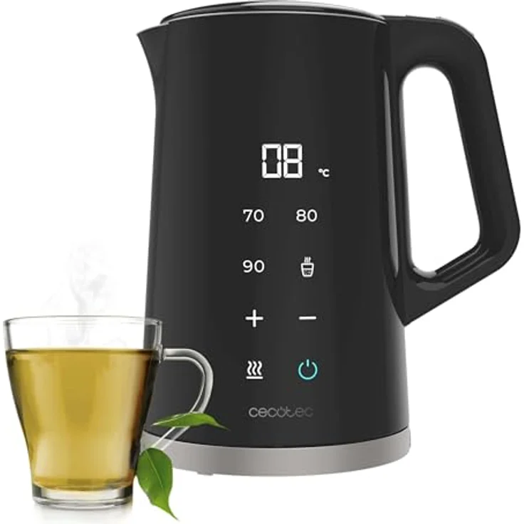 Cecotec Thermosense 800, Wasserkocher 1,7 Liter, 2200 W, Schwarz – Bild 2