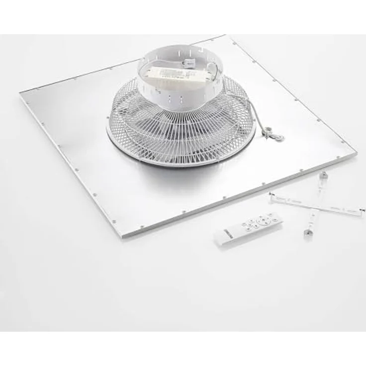 Lindby LED-Deckenventilator Romea, eckig, DC, leise, 60 cm, dimmbar mit CCT-Farbwechsel und Fernbedienung – Bild 9