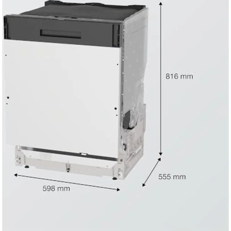 Gorenje GV6G63A60H vollintegrierter Geschirrspüler 60 cm, 16 Maßgedecke, EEK A, 7 Programme, TotalDry, BottleWash, FlexUse – Bild 2