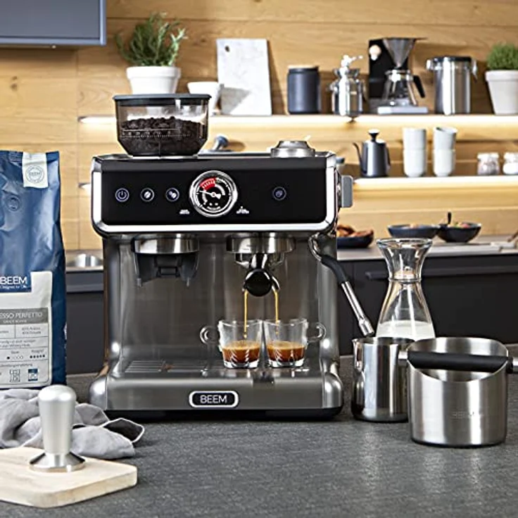 BEEM ESPRESSO-GRIND-PROFESSION Espresso-Siebträgermaschine mit Mahlwerk - 15 bar – Bild 6