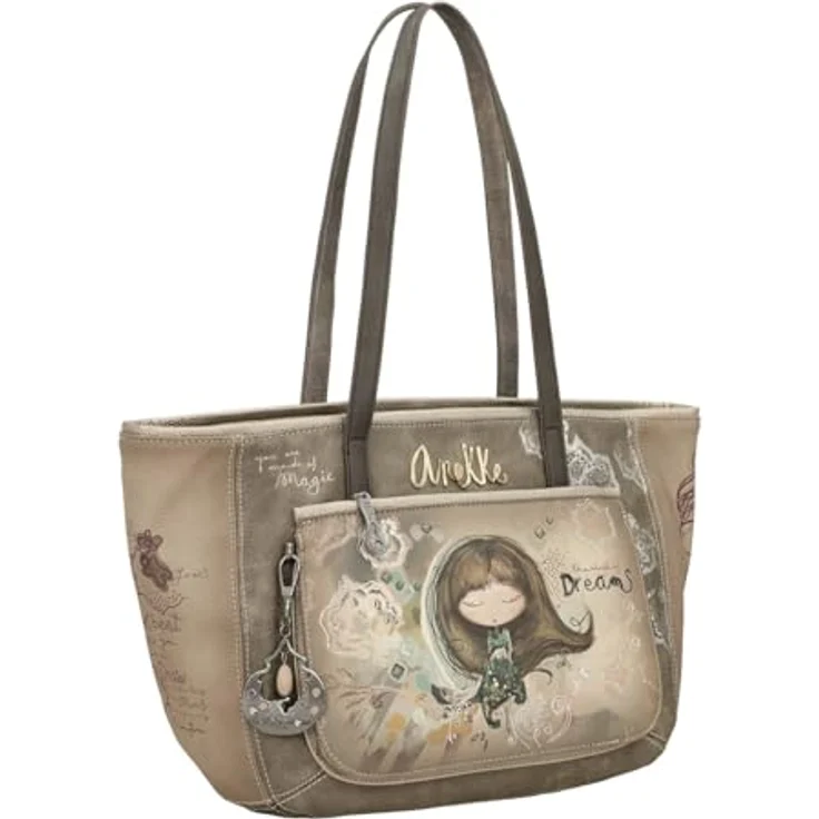 Anekke Real Shopper Tasche, 41 cm x 16 cm x 25 cm, mehrfarbig, 100% Polyurethan – Bild 2