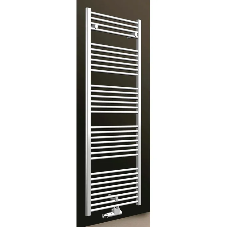 Magni HS Badheizkörper Evelino 1322/600mm, Mittelanschluss, gerade, weiß R 9016