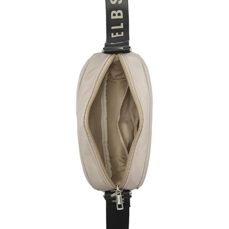 Elbsand Umhängetasche Minibag, Handtasche mit Steppung, Crossbody Bag VEGAN, schwarz – Bild 6
