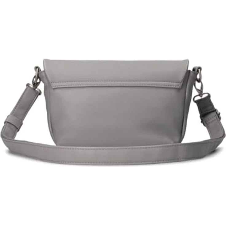 ZWEI Bodybag Mademoiselle M40, Crossbody Bag aus genarbtem Kunstleder, grau, 26 x 7 x 16 cm – Bild 3