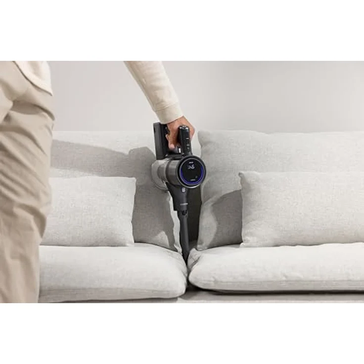 Severin Akku-Handstaubsauger HV 7179, kabellos mit 30.000 Pa Saugkraft, automatischer Saugleistungsanpassung, bis zu 60 Minuten Akkulaufzeit und vertikaler Parkfunktion – Bild 3