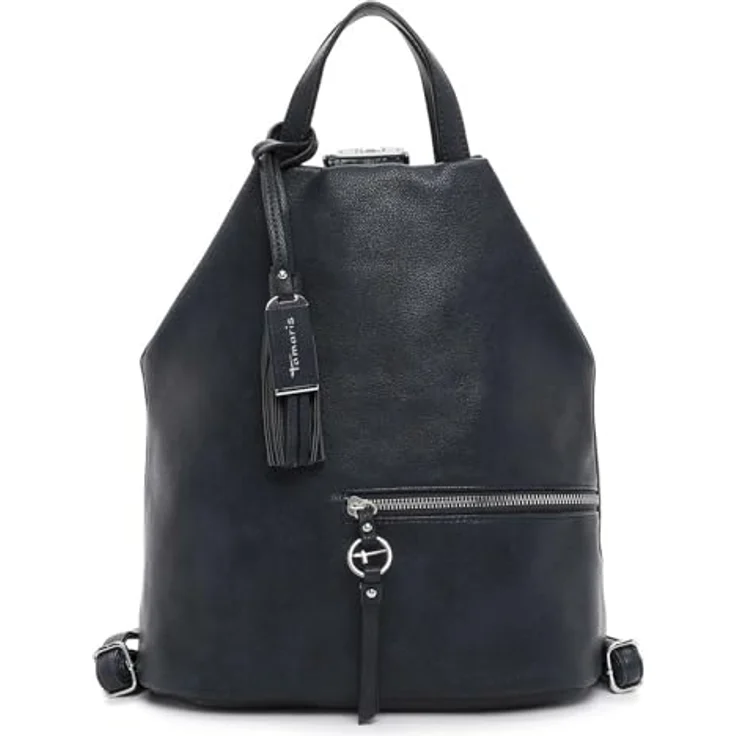Tamaris Nele City Rucksack, 40 cm, 100% Polyurethan, blau, 35 cm x 17 cm x 40 cm – Bild 1