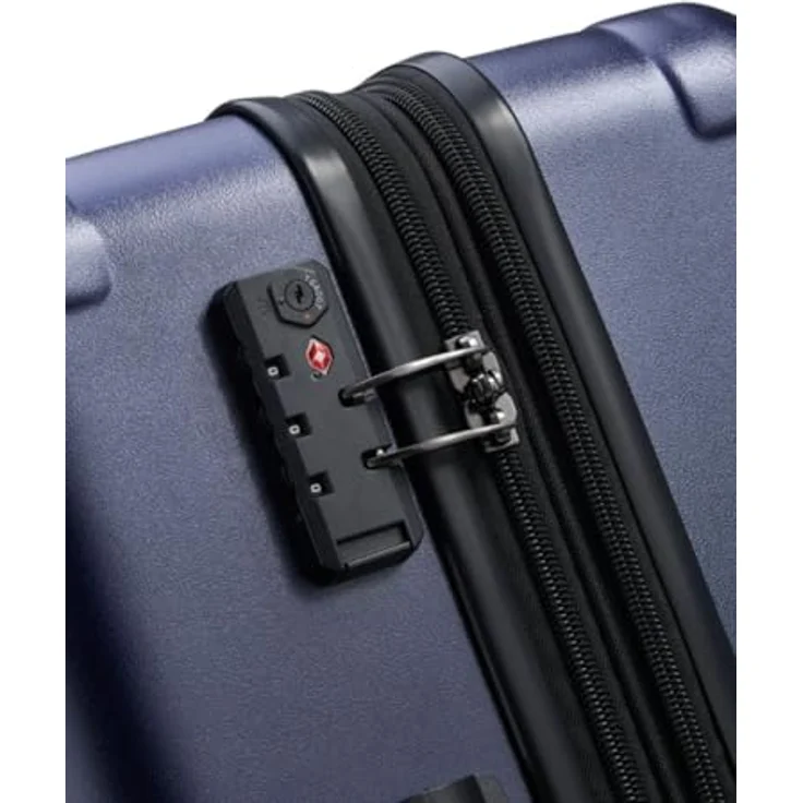 DELSEY JH004C Hartschalenkoffer, 75 cm, 100 l, navy, mit TSA-Schloss und Trolley-System – Bild 4