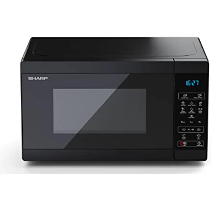 Sharp YC-MS02E-B Mikrowelle, Standgerät, 800 Watt, 20 Liter Garraum, schwarz – Bild 4